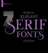 Image result for Best Free Serif Fonts