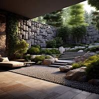 Image result for Landscape Wall Design Ideas