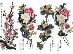 Image result for Chinese Flower Drawings