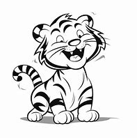 Image result for Blue Tiger Cartoon