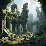 Image result for Overgrown Castle Ruins