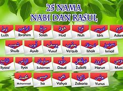 Image result for 25 Nabi Dan Rasul