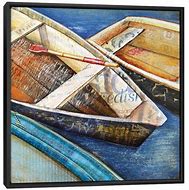 Image result for Row Boat with Parasol Painting