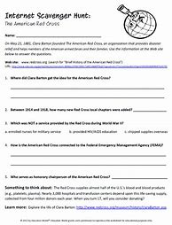 Image result for Red Cross Message Worksheet Printable