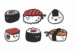 Image result for Cute Sushi Vector