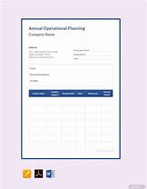 Image result for Free Annual Plan Template