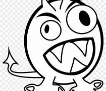 Image result for Monster Clip Art Black and White