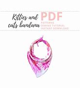 Image result for Cat Bandana Pattern