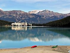 Image result for Lake Louise Alberta Black and White Picture