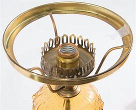 Image result for Amber Glass Hurricane Lamp