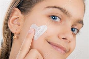 Image result for Girl with Cream Face Add