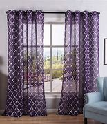 Image result for Purple Curtains Bedroom Design