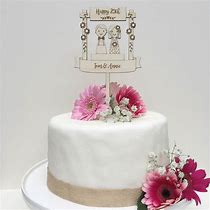 Image result for Anniversary Cake Toppers Figurines