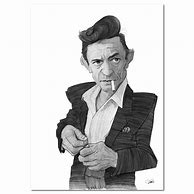 Image result for Johnny Cash Portrait