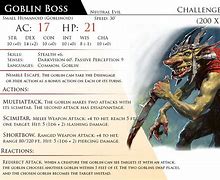 Image result for Dnd Goblin Chief