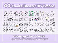 Image result for Emote Templte