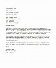 Image result for 30 Day Notice Letter