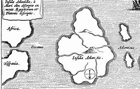 Image result for Tenochtitlan Atlantis Map