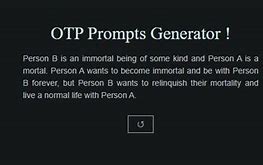 Image result for OTP Prompt Generator