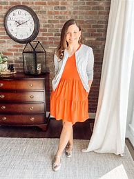 Image result for Wearing a Cardigan with Dress