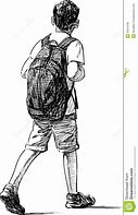 Image result for Boy Walking Drawing