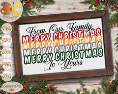 Image result for Etsy Family Christmas SVG