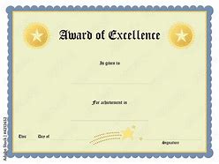 Image result for Blank Award Certificate