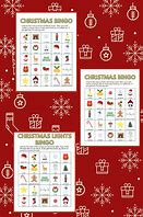 Image result for Christmas Light Bingo Cards