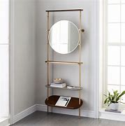 Image result for Entry Table Mirror and Coat Rack