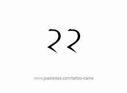 Image result for Number 22 Tattoo