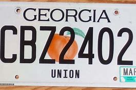 Image result for Georgia Licensa Plate Designs