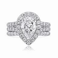 Image result for Pear-Shaped Double Halo Engagement Ring