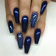 Image result for Blue Glitter Nail Designs