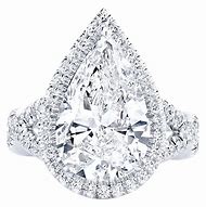 Image result for 4 Carat Pear Diamond Ring