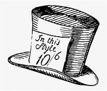 Image result for 2D Mad Hatter Hat