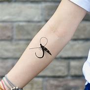 Image result for Fly Fishing Hook Tattoo