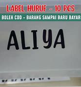 Image result for Sticker Huruf