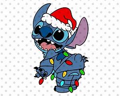 Image result for Stitch Cartoon Christmas