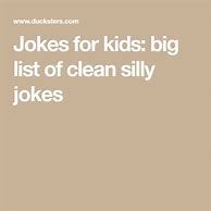 Image result for 100 Clean Jokes for Kids