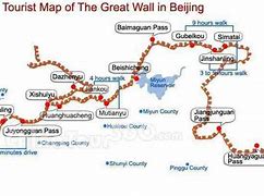 Image result for Great Wall Beijing Map