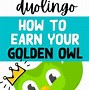 Image result for Duolingo Golden Owl