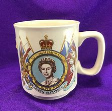 Image result for Queen Elizabeth Silver Jubilee Mug