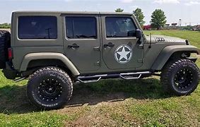 Image result for army green jeep wrangler lifted