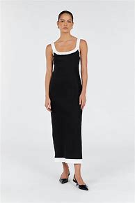 Image result for Palmer Ink Linen Midi Dress Dissh