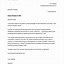 Image result for Letter of Application Template