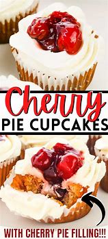 Image result for Cherry Pie Cupcakes