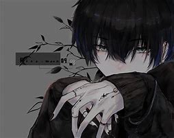 Image result for Goth Boy PFP Sad