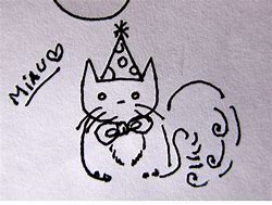 Image result for Cat Drawing Party Hat