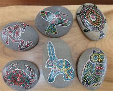 Image result for Rock Painting Dot Art