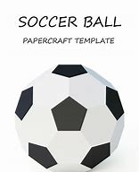 Image result for Soccer Ball Papercraft